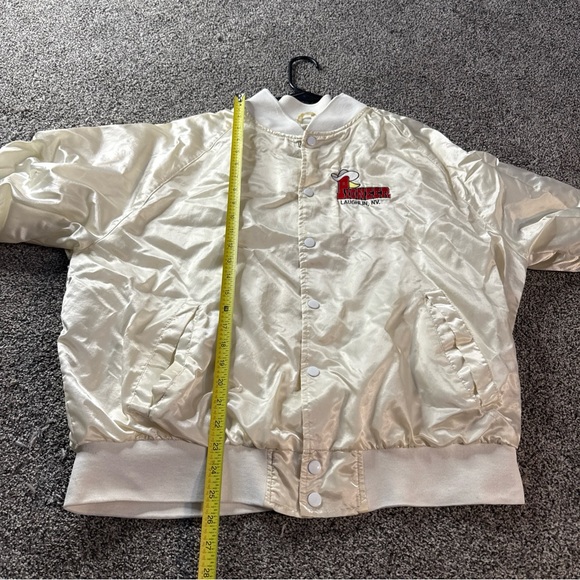 Vintage Nylon Bomber Jacket Pioneer Casino Laughlin Memorabilia Rare XXL - Picture 7 of 9